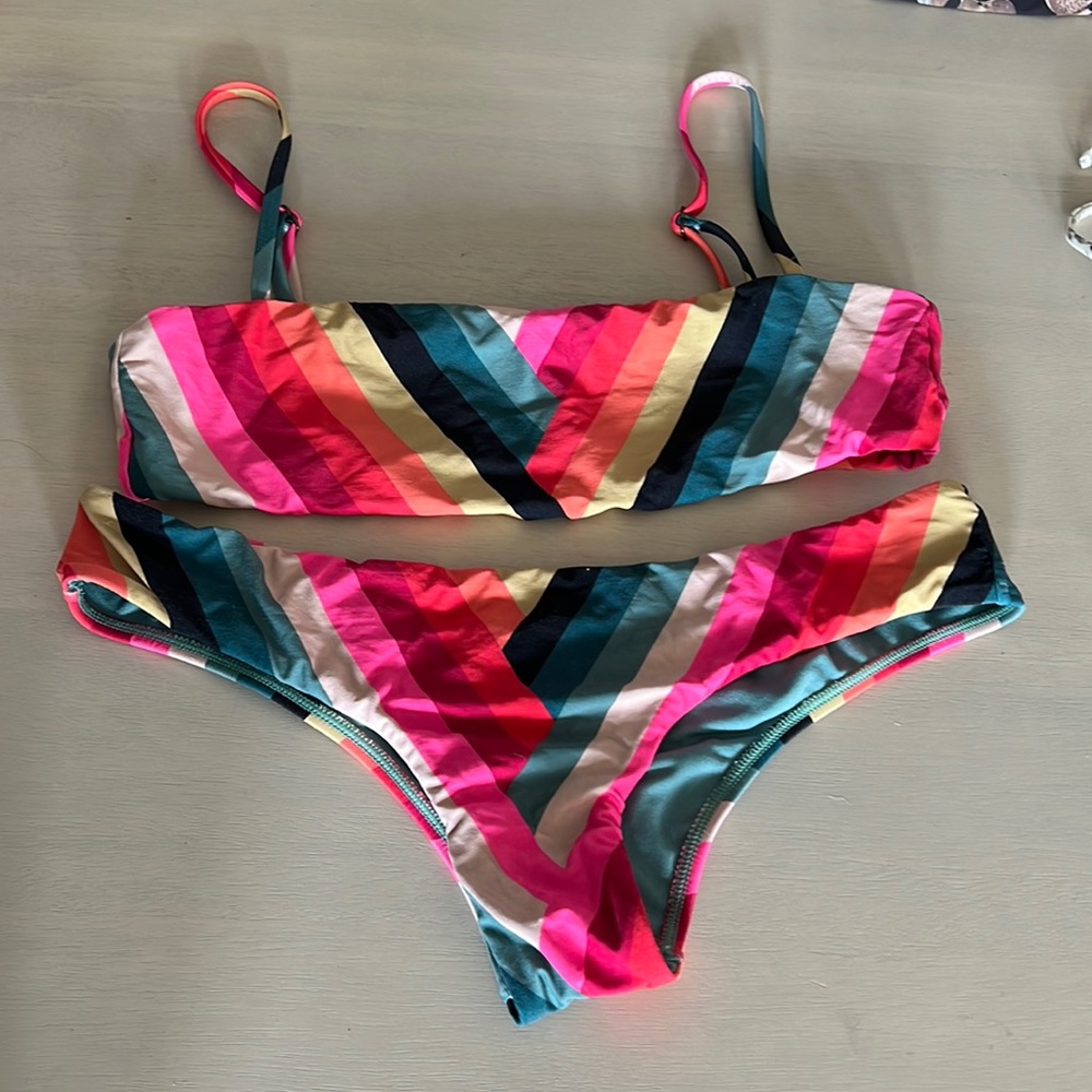 Colorful billabong bikini